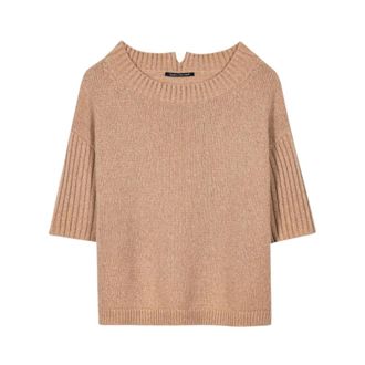 Luisa Cerano Dames, Truien, Beige, Maat: L