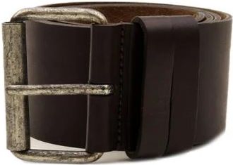Aspesi Klassieke Leren Riem - Dames - Riemen - Bruin - 40 CM - Leer - Accessoires