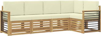 vidaXL Juegos De Sof&aacute;s Madera De Acacia S&oacute;lida Vidaxl