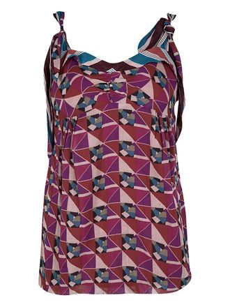 Marc Jacobs 2023 geometric-print top - Purple