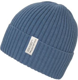 Chillouts Beanie CHILLOUTS Tomke Hat, Damen, blau, Feinstrick, Materialmix, mehrfarbig, M&uuml;tzen Beanie, hochwertige Rippstrickbeanie