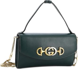 Gucci Zumi Leather Mini shoulder bag - Groen