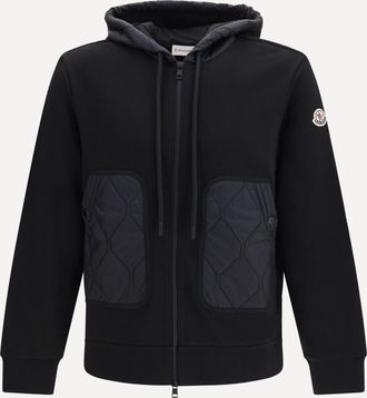 Moncler Hooded zip-up Sweatshirt Male M