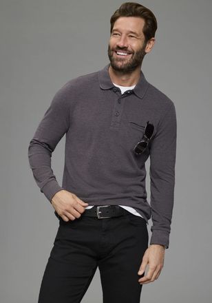 H.I.S Lederg&uuml;rtel H.I.S, Herren, Gr. 11,5, schwarz, Leder, Basic, G&uuml;rtel Lederg&uuml;rtel, im zeitlos edlem Look - NEU bis Gr. 145 verf&uuml;gbar