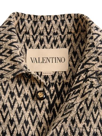Valentino Garavani Giacca-camicia con bottoni - Toni neutri