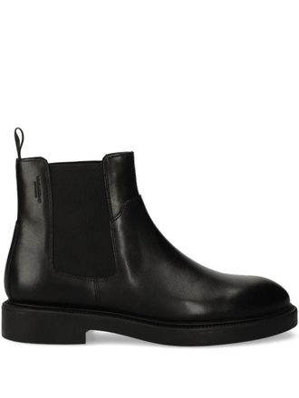Vagabond leather ankle Boots - women - Rubber/TENCEL/Calf Leather/Cotton - 36 - Black