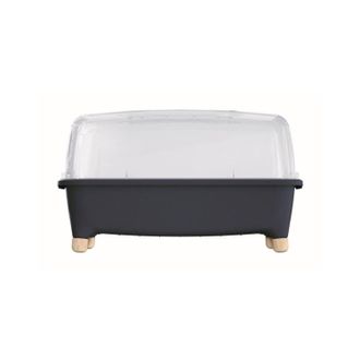 Prosperplast Huerto Domestico/jardinera Baja, Con Tapa De Policarbonato Para Proteger Tus Plantas L Respana Planter Wood Low Set De Pl&aacute;stico En Color