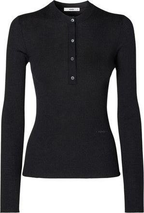 Fendi Pullover - Dames - Truien - Zwart - Maat: S