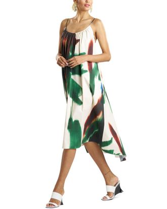 Natori Amalfi Cotton Poplin Open Back Sundress