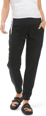 Ripe Off Duty Maternity Joggers in Black at Nordstrom, Size Xx-Large