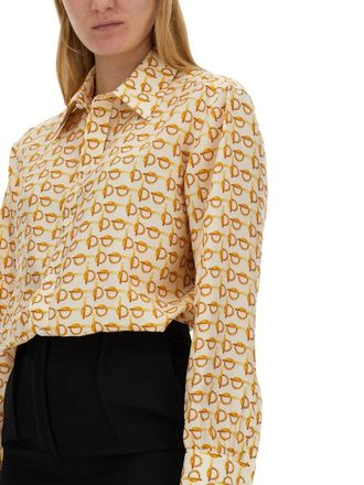 Burberry Mulberry Silk Shirt - Beige