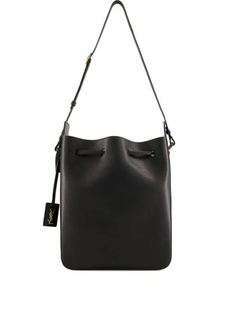 Saint Laurent Cassandre schoudertas met logo - Zwart