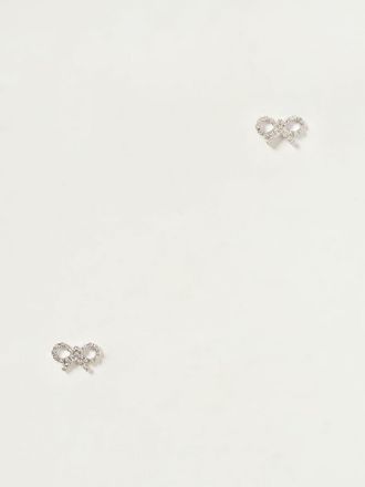 Self Portrait Orecchini Self-Portrait in ottone con strass incastonati