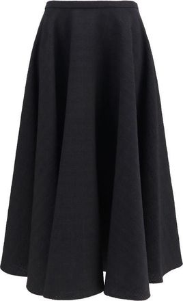 Lardini Wool Oves Aries Midi Womens Skirt