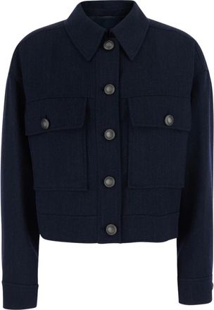 Brunello Cucinelli Mujer, Chaquetas, Azul, Talla: XS