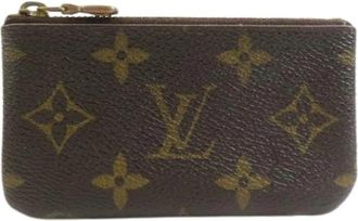 Louis Vuitton Pre-owned Portemonnee voor Kleingeld - unisex - Vintage Accessoires - Bruin - ONE Size - Vintage