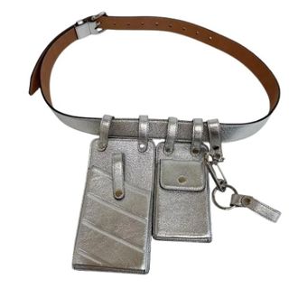 Fendi Pre-owned Belts, female, Gray, Size: ONE SIZE Pre-owned Fanny pack