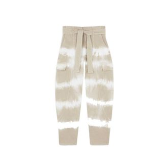 Stella McCartney White Cotton Cargo Womens Pants