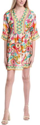 Johnny Was Barbara Silk-Blend Dress