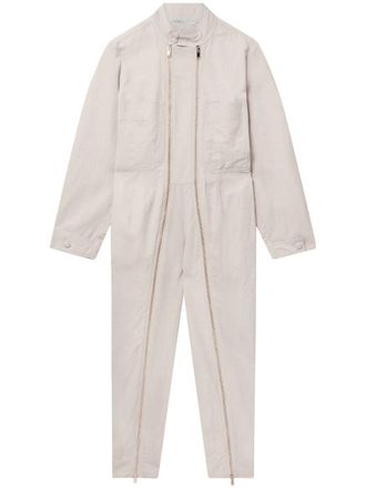 Stella McCartney Stella jumpsuit met rits - Beige
