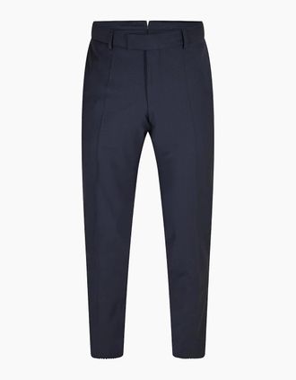 HUGO BOSS Mens Straight Trousers L - Navy - Size: 40L 50l