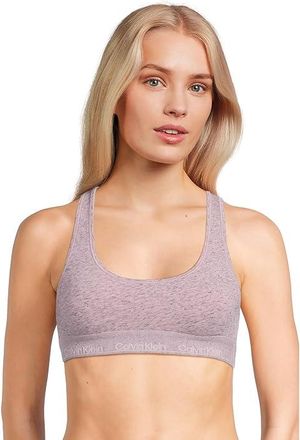 Calvin Klein Underwear Icon Cotton Stretch Mineral Dye Unlined Bralette Womens Bra Dream Pink : MD (Womens 8-10), Cotton/Elastane