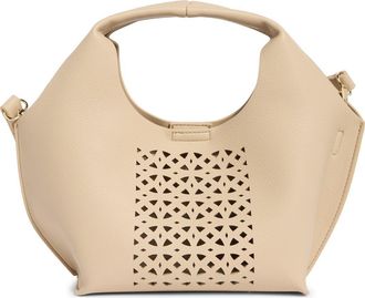 Dolce Vita Galen Cutout Faux Leather Handbag in Natural at Nordstrom Rack