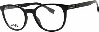 HUGO BOSS Demo Oval Mens Eyeglasses BOSS 1577 0807 52
