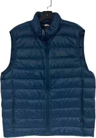 Eddie Bauer Mens Cirruslite Down Zip Up Puffer Vest In Dusty Blue