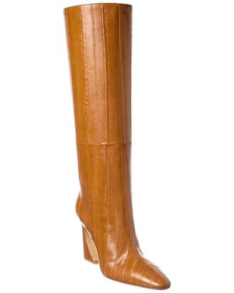 Fendi Fendi Arco Leather Knee-High Bootie