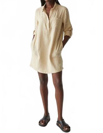 Michael Stars Eleanor Utility Dress In Natural