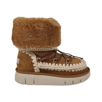 Mou Bounce Boot - Dames - Schoenen - Bruin - Maat: 40 EU Wol