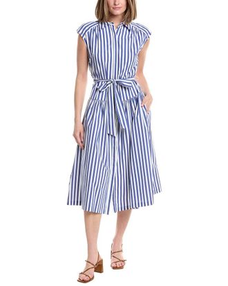 Julia Jordan Stripe Midi Dress