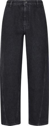 Maison Kitsun&eacute; Jeans Tapered - Jeans - Mujer - Negro - W25
