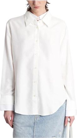 Acne Studios Fn-Wn-Blou 001275 - Dames - Overhemden - Wit - S - Overhemden