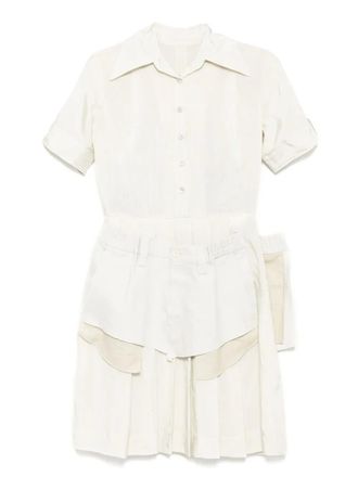Maison Margiela layered dress - Neutrals