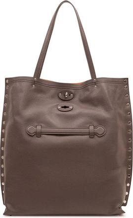 Zanellato A Spasso Saeta Tote - Dames - Shoppers - Bruin - ONE Size - Leer - Tassen