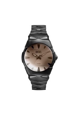 Diesel D-Sruptor Stainless Steel Watch - Timeframes - Man - Black