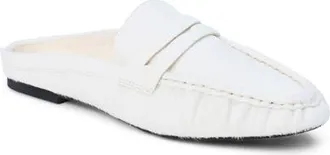 Matisse Footwear Porta Penny Loafer Mule in White at Nordstrom, Size 7.5