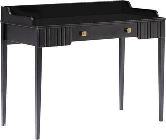 Pascal Morabito Mesa consola con 1 caj&oacute;n - MDF - Negro mate - RENEVI de Pascal Morabito