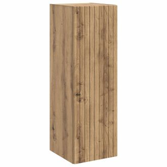 vidaXL Mueble De Ba&ntilde;o Montado En La Pared Roble Artisan Vidaxl