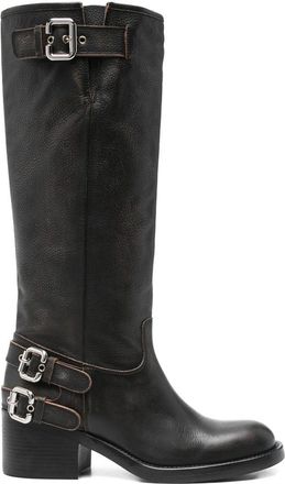 Chlo&eacute; Black Leather Paddington Boot