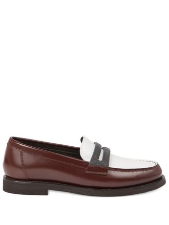 Brunello Cucinelli Brunello Cucinelli Leder-Loafer