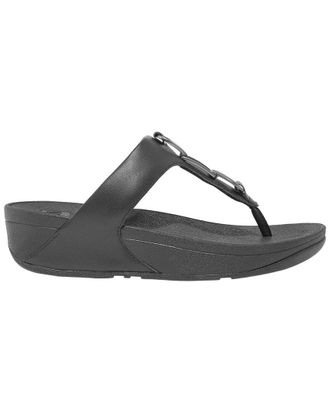 FitFlop Fitflop Hallye Chain Leather Toe Post Sandal