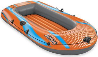 Trade Shop Trade Shop Traesio - Canotto Gonfiabile Kondor 3000 Elite Con Remi Gommone X3 246x122 Cm Fiume 61143