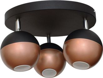 Netlighting Midway Spotlight Clusters Black Copper 40cm