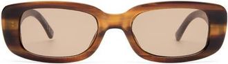 AIRE Ceres 51mm Rectangular Sunglasses in Chocolate Haze at Nordstrom