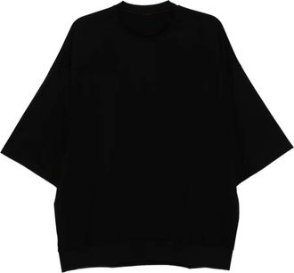 Devoa T-shirt in cotone - Nero