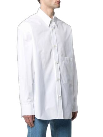 Valentino Patch Pocket Shirt - White