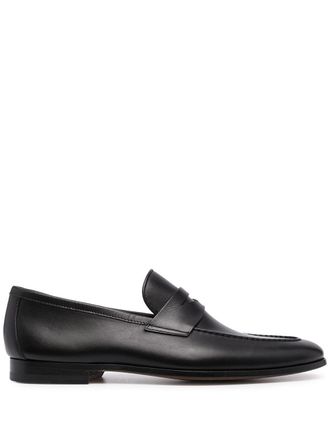 Magnanni leather penny loafers - men - Calf Leather/Calf Leather/Calf Leather - 43.5 - Black